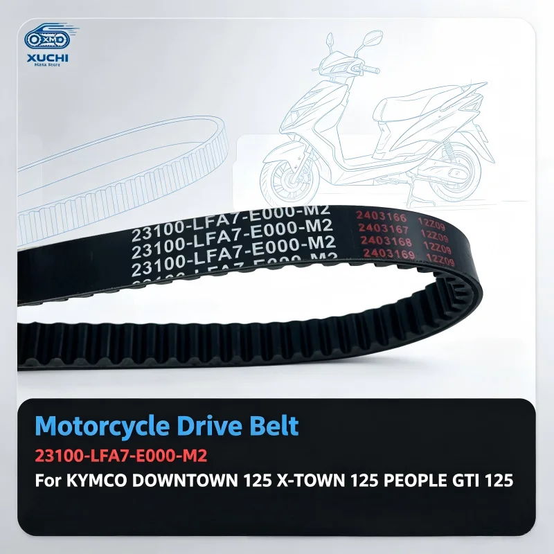 23100‑LFA7‑E000‑M2 Rubber Drive Belt For KYMCO DOWNTOWN 125 X‑TOWN 125 PEOPLE GTI 125 Scooter Repair Components