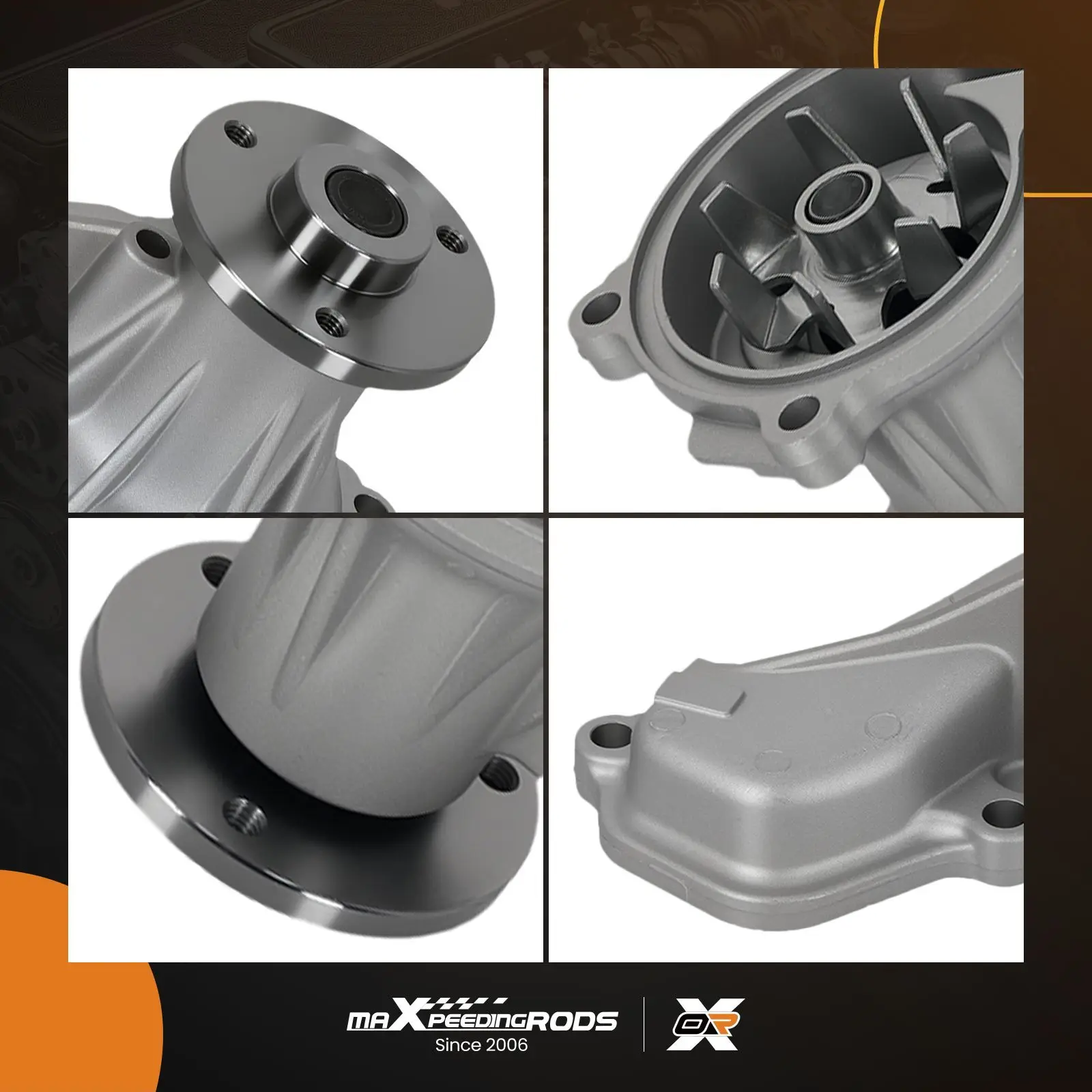 

Engine Cooling Water Pump for Honda Civic EX-L LX-S 2009-2011 CP6056 Aluminum