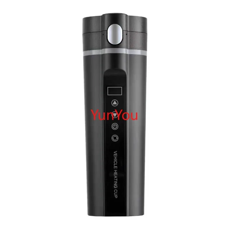 

Multi functional intelligent car water cup, convenient double layered vacuum insulated cup for car use