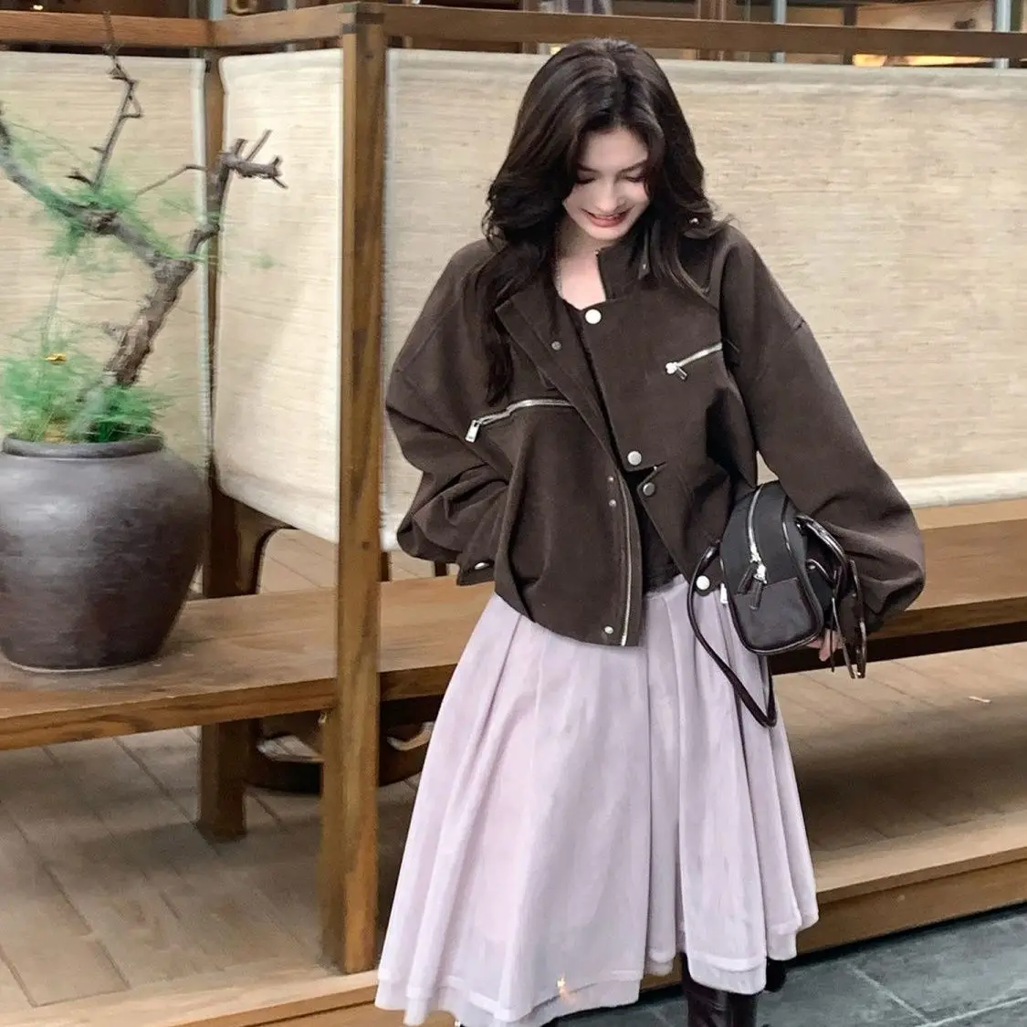 

Bomber Jackets Womens Jacket Emblems Winter Faux Fur Quilted Buttoned City Adventure Protective Warmth Armygreen Adjustable Warm