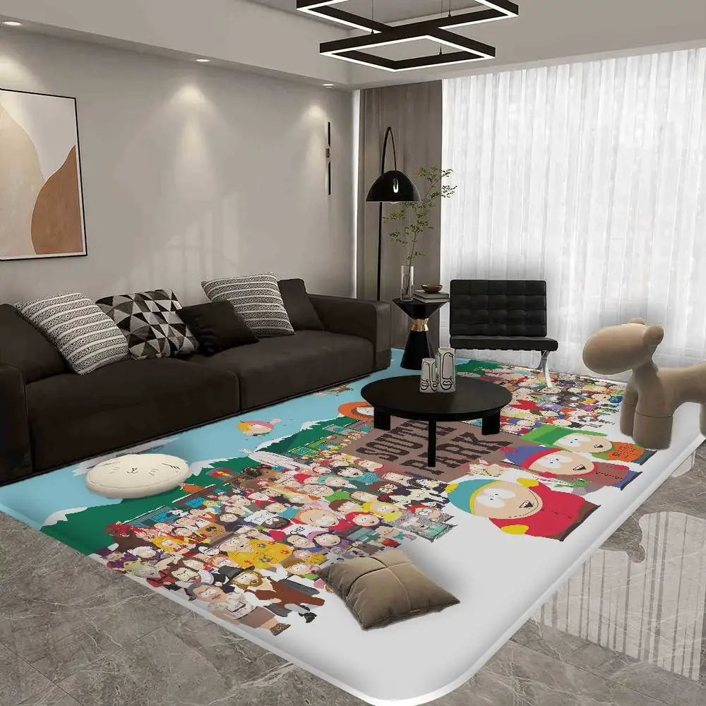 S-South Park لطيف الكرتون حمام حصيرة غرفة الاطفال غرفة نوم الديكور شرفة المضادة للانزلاق ممسحة غرفة المعيشة Alfombra #3