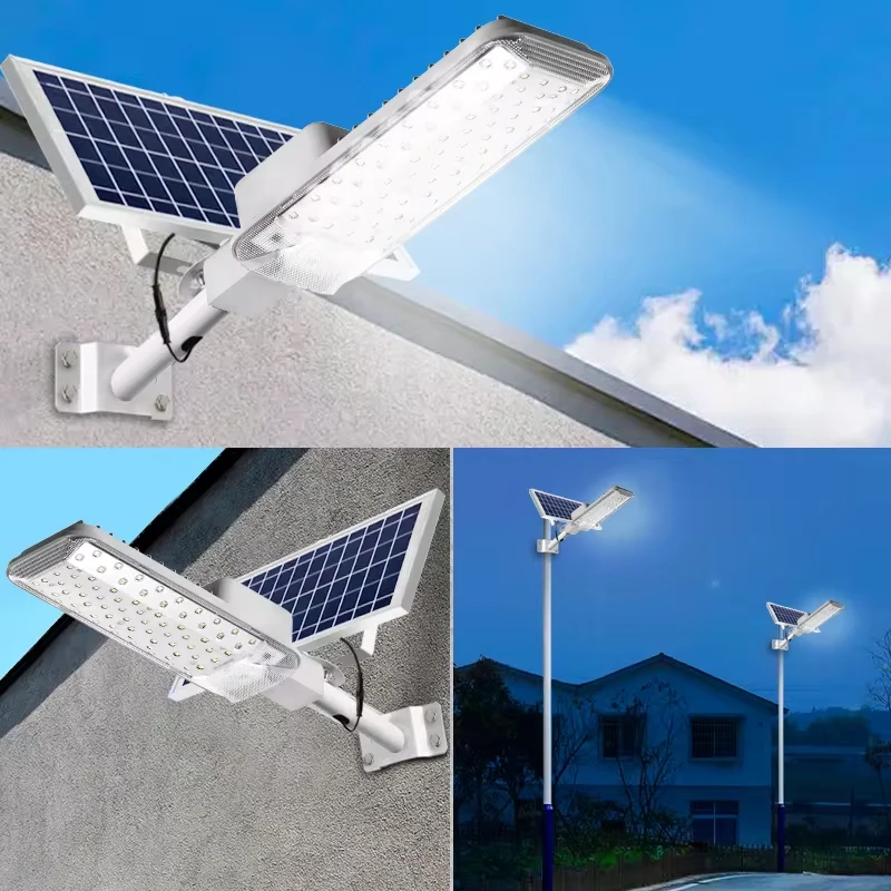 Imagem -04 - Outdoor Led Solar Street Light de Alta Potência 6500k ao ar Livre Jardim Luz Jardim