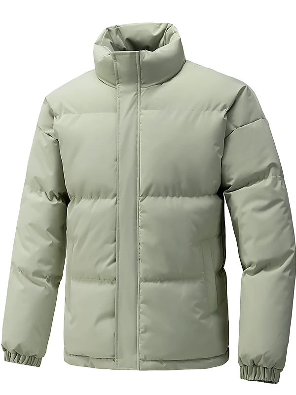 

ex Winter Puffer Jaet Свободная хлопковая верхняя одежда с воротником-стойкой Bread Sle Уличная одежда Нехолодное пальто большого размера для пар