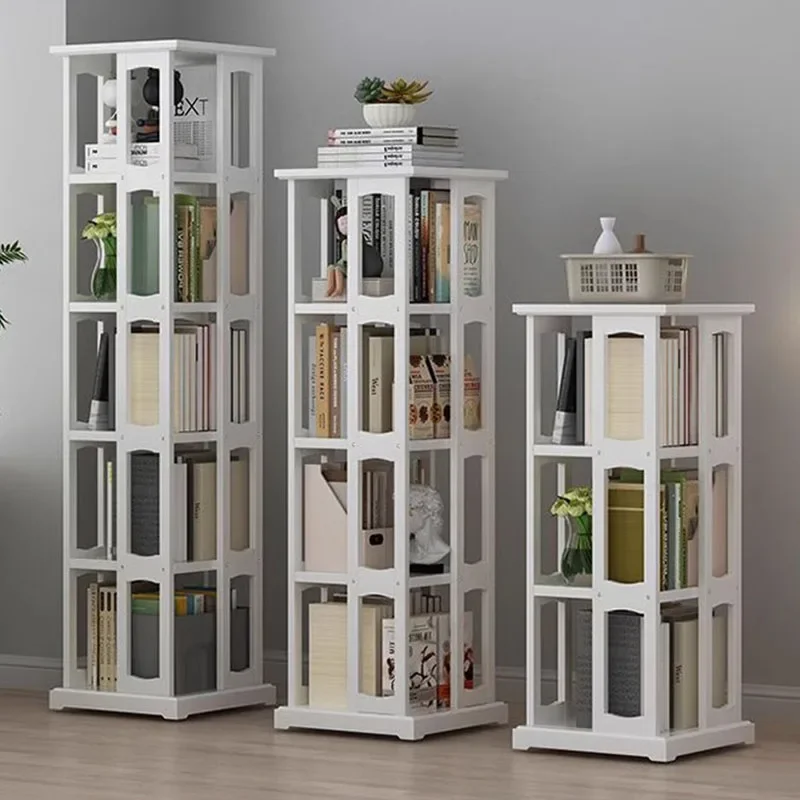 خزانة الكتب التقليدية الدوارة خمر دمية مصغرة خزانة الكتب الدوارة العمودية Estaneria Giratoria Libros الأثاث #3