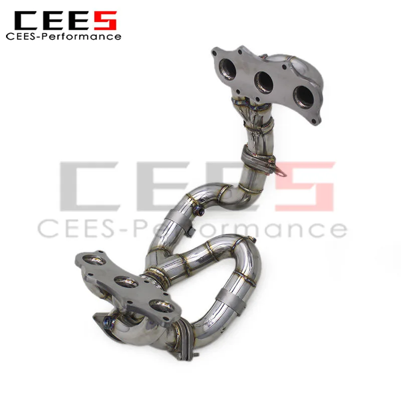 Коллектор коллектора двигателя CEES для Lotus Exige V6 3.5T 2012-2019 производительность из нержавеющей стали автозапчасти гоночных автомобилей выхлопная Фото №5