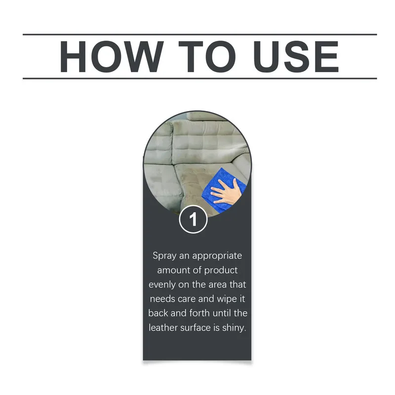 Furniture  Car Seat Cleaner Leather Conditioner BagsSofas Stain Removal Gentle Formula MultiLeather Surface Upkeep