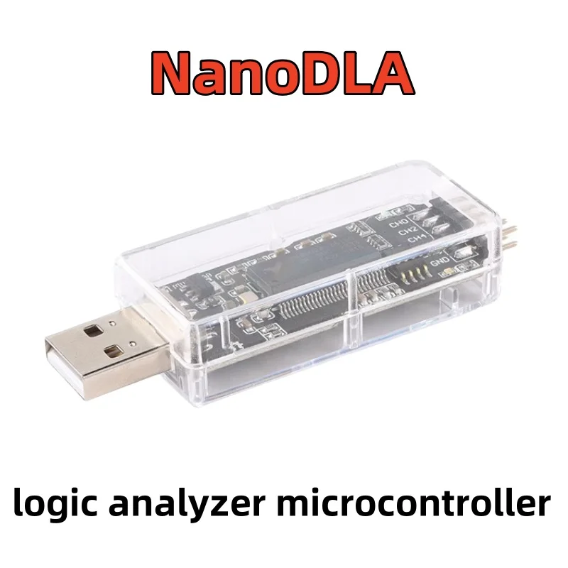 NanoDLA logic analyzer microcontroller ARM FPGA debugging tool 24M sampling 8-channel open source