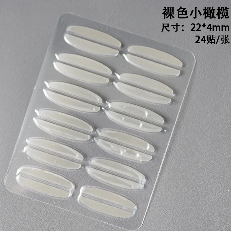 10 fogli di nastro invisibile per doppia palpebra in raso autoadesivo adesivi per palpebre trasparenti adesivi in fibra impermeabile per palpebra