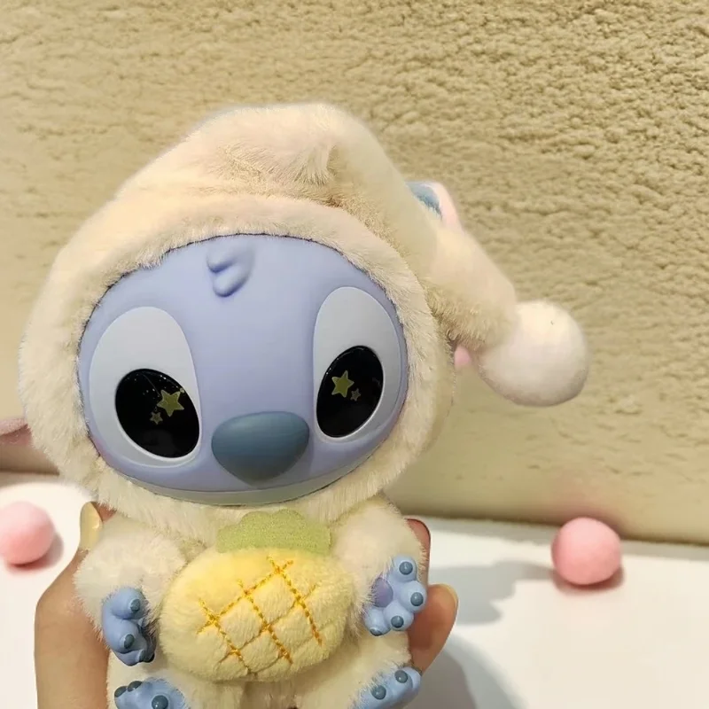 ของเล่นตุ๊กตาคอลเลคชั่น High Quality Stitch Eat Before Bed แบบกล่องสุ่ม ตุ๊กตาวินิลน่ารัก กล่องของขวัญวันเกิดสุดลึกลับ