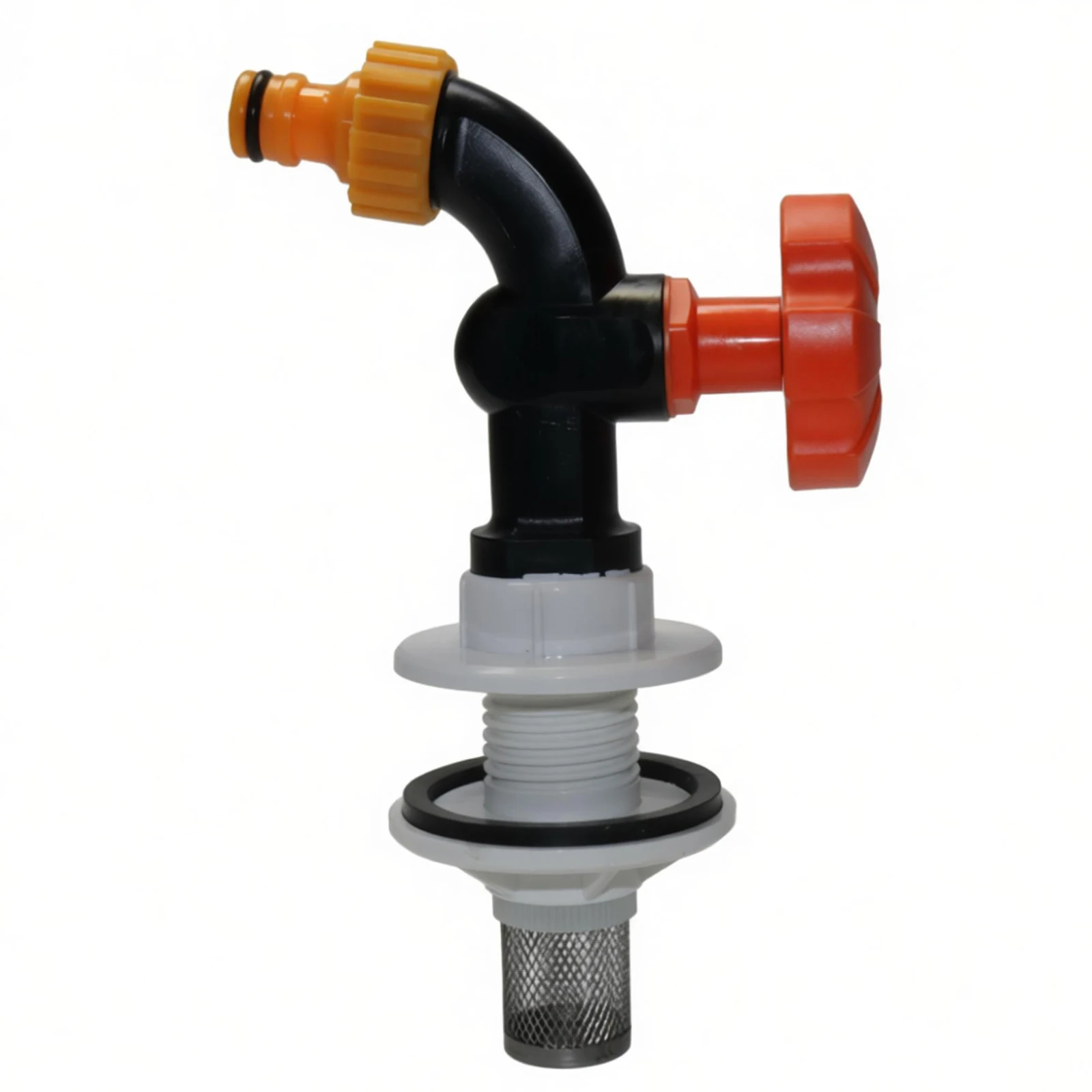 1pc 1/2 Inch PVC Spigot Rain Barrel Faucet Kit For Rain Barrels Aquariums Water Tanks Tubs Pools car wash accessory