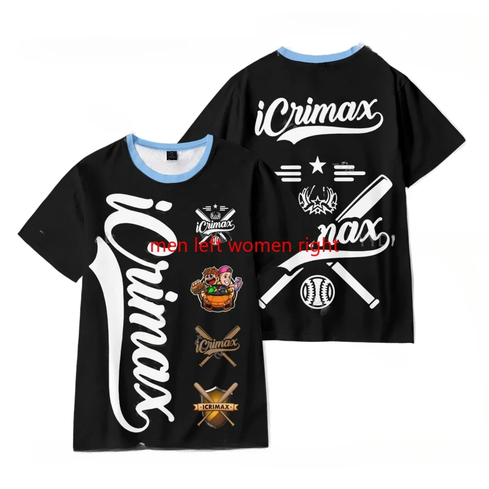 Anime Burgerpommes Icrimax 3D Print Kids T Shirt for Boys Girls Harajuku Kawaii Tops Short Sleeve Graphic Tees Children Clothes