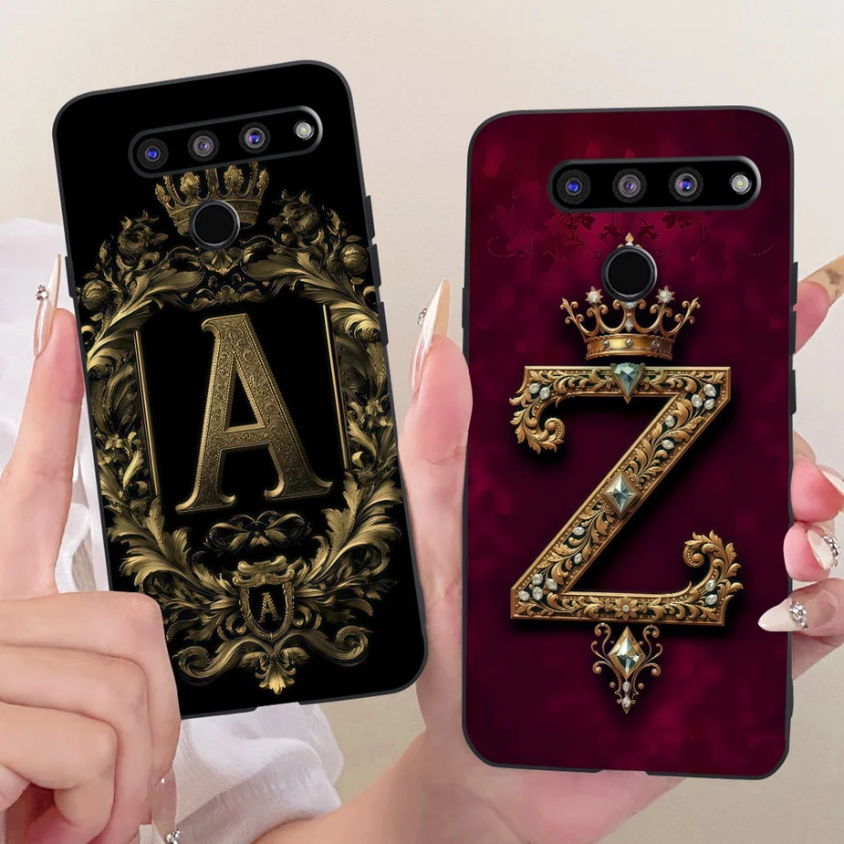 Для LG V50 ThinQ 5G Чехол LM-V500N Новый чехол с буквами Crown для LG V50s ThinQ Мягкий силиконовый чехол для LG V40 ThinQ V50thinq 5G Сумки