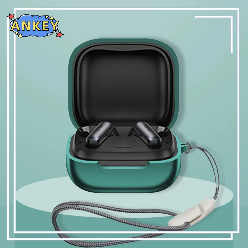 لسماعات EarFun Air Pro 4i TW230، غطاء سيليكون ممتاز، منفذ شحن قابل للصدمات مع حبل قصير #6