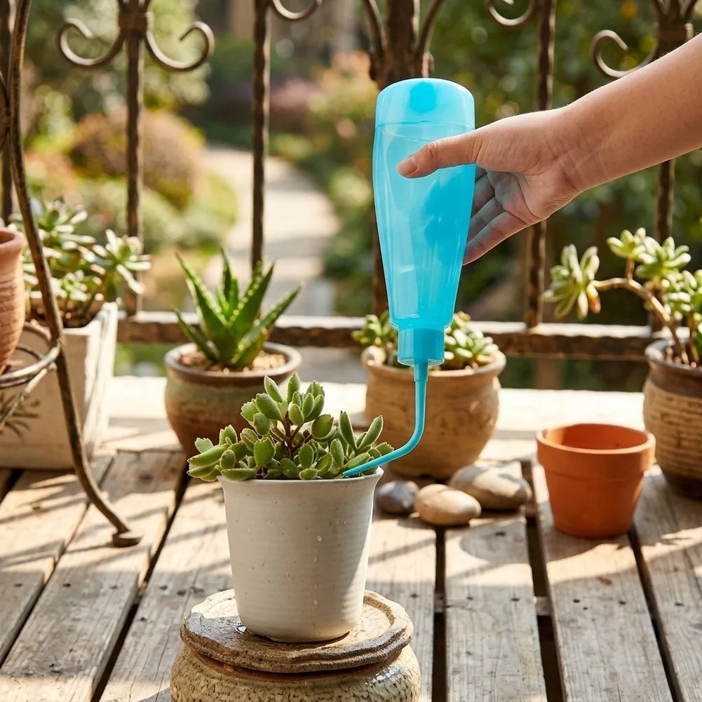 Gardening Dispenser Plant Squeeze Bottle For Indoor Gardening As Shown 480ml Capacity Measurement Markings Flexible Plastic Body