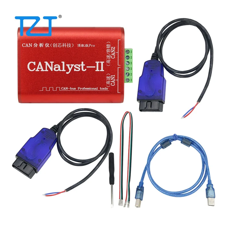 TZT CANalyst-II CAN Analyzer Pro Version Upgraded CAN-Bus Professional Tools For CANOpen DeviceNet