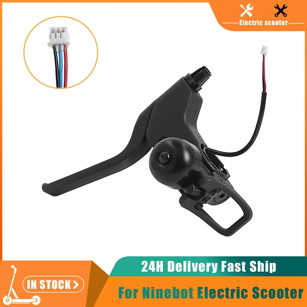 Original Brake Handle Lever with Bell For Segway Ninebot E2 E2PLUS E2PRO Electric Scooter KickScooter Brake Handle Accessories