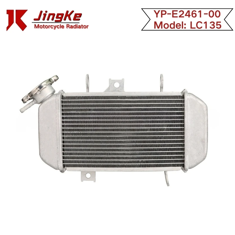 2024 New Hot JINGKE Brand Sale Motorcycle Radiator YP-E2461-00 Use Model LC135 Aluminum Yamaha Radiator Cooler