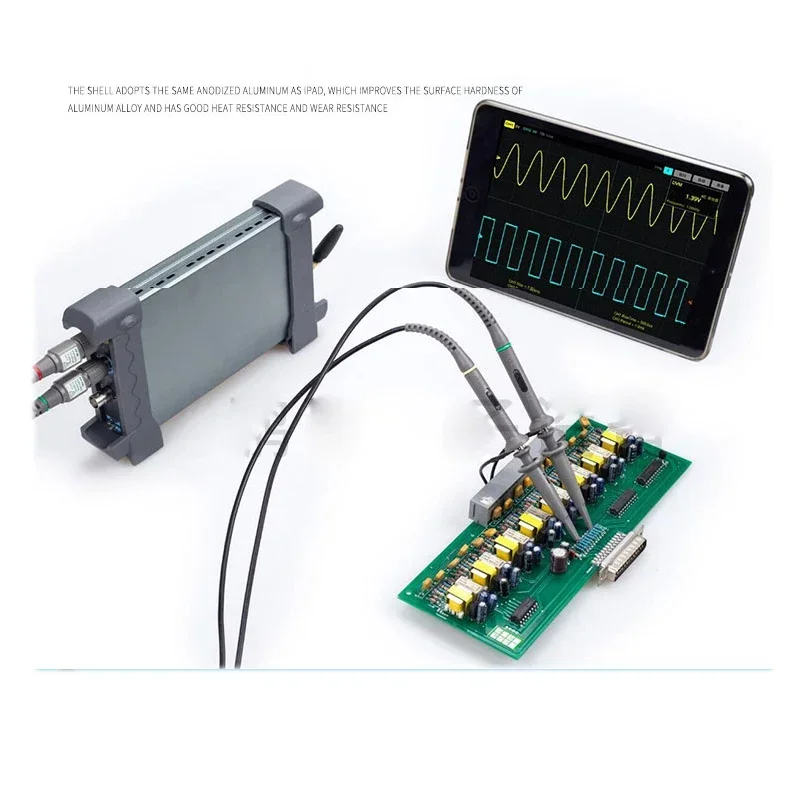New Small Dual-channel Virtual Oscilloscope Wireless Communication Automatic Test