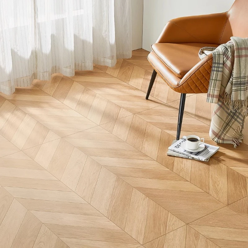 All-ceramic French fish bone wood grain tile 750x1500 living room bedroom imitation solid wood floor tile balcony non-slip and w