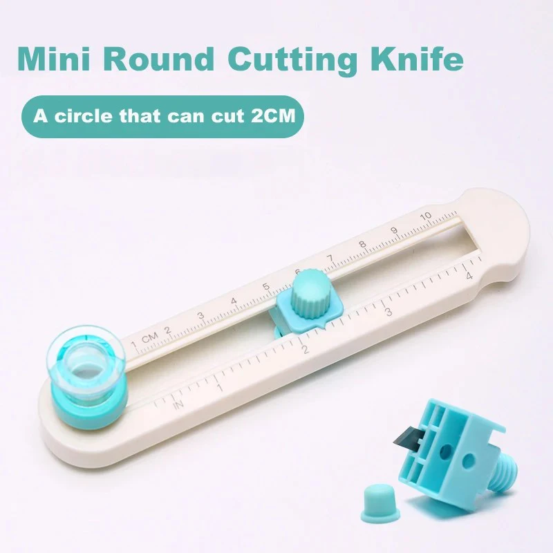 Circular Paper Cutter Rotary Circle Cutter Multi-functional Adjustable Circle Cutting Tool Circle Paper Trimmer For DIY Craft