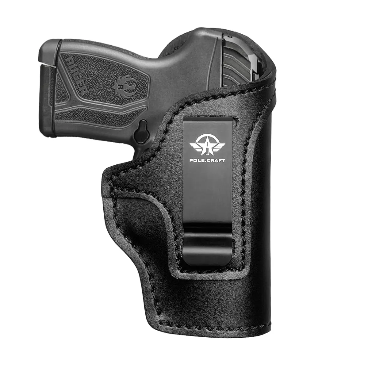 IWB Leather Gun Holsters For Small Pistols : Ruger LCP380 LCP MAX LCPII- Sig Sauer P365 P238 P938 - Walther PPK 380 CCP - S&W