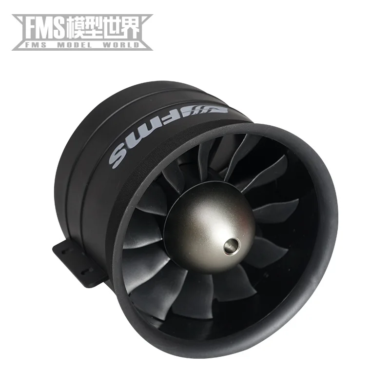 FMS model aircraft accessories 90mm 12 blade ducted powertrain system internal rotor motor aircraft model engine