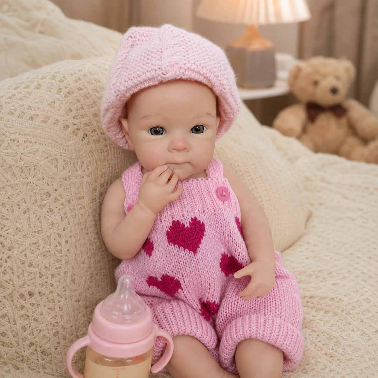 bambola-reborn-bettie-in-silicone-da-13-pollici-design-a-bocca-aperta-con-maglione-rosa-a-motivo-cuore-realistica-e-dipinta-a-mano