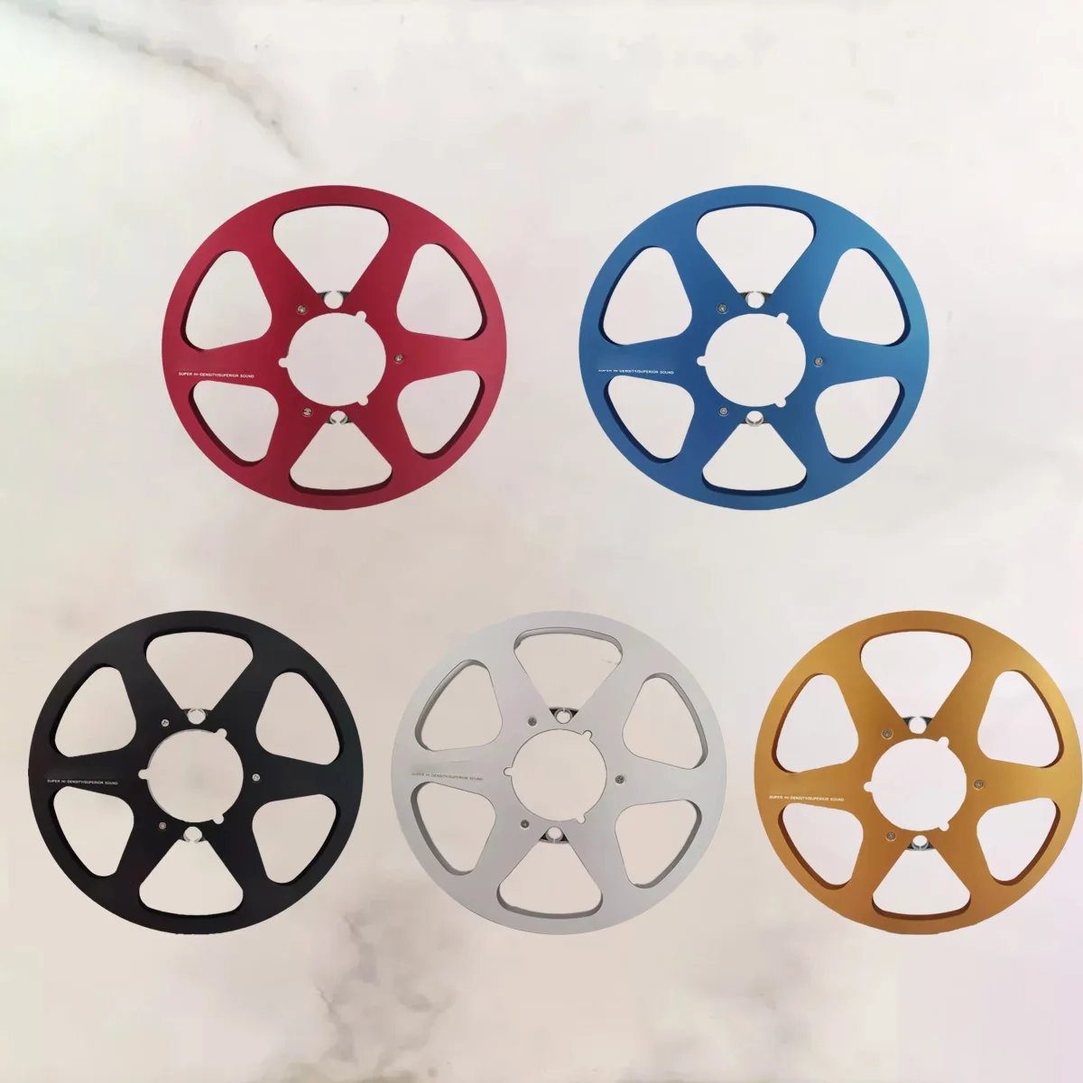 10,5'' 1/4' Zoll helle Metall-Aluminium-Rolle für Reel to Reel Tapes Recorder leere Take-Up-Rolle für Studer ReVox/TEAC/BASF – Detail 1