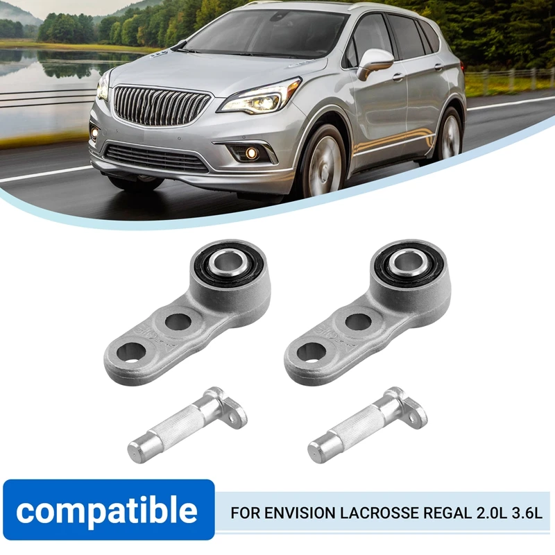 

4PCS Front Knuckle Bushing Ball Joint For CADILLAC XTS 2013-2019 BUICK ENVISION 2.0L 3.6L 23275106 23315420