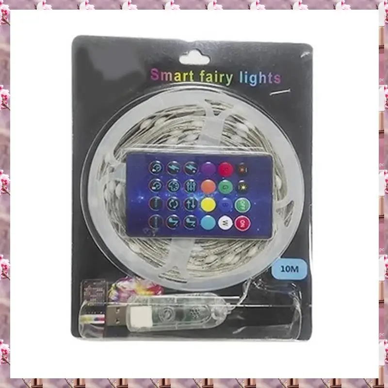 2025 1Set RGB Phantom Color String Lights Set Controllo punto intelligente Luci ambientali impermeabili Fata String Light, 1 Set RGB Ph