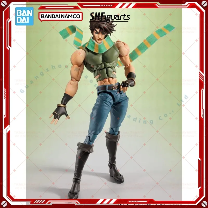 

In Stock Bandai Original Package SHF JOJO Jodio Joestar Mobile Suit Figure Finished Model Anime Action Toy Gift for Children Kid