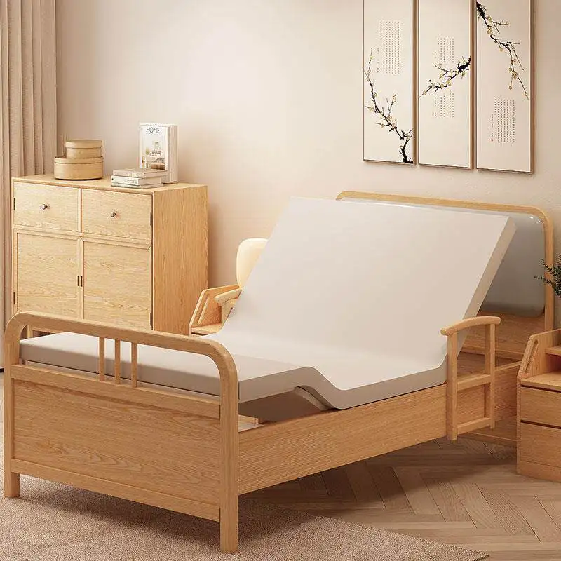 Elderly remote control bed senior-friendly lifting multi-function intelligent electric turning self-care bed that can