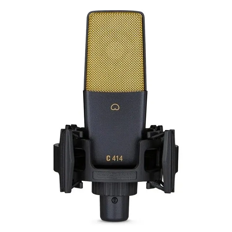 C-414 Large Diaphragm Recording Microphone 40Hz-16KHz Frequency Professional Condenser Microphone Direct Broadcast Game Karaoke