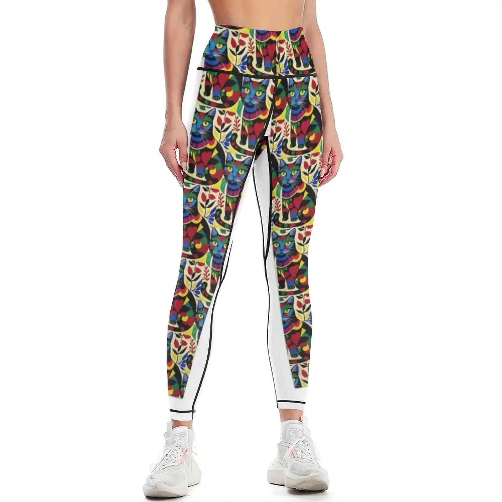 

Dot’s one cat Leggings Jogger pants Fitness clothing sport legging Women's sportswear Womens Leggings