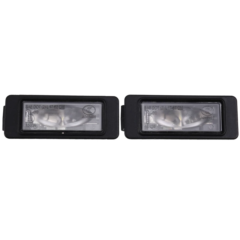 Placa de matrícula de coche New_2Pcs para Cadillac