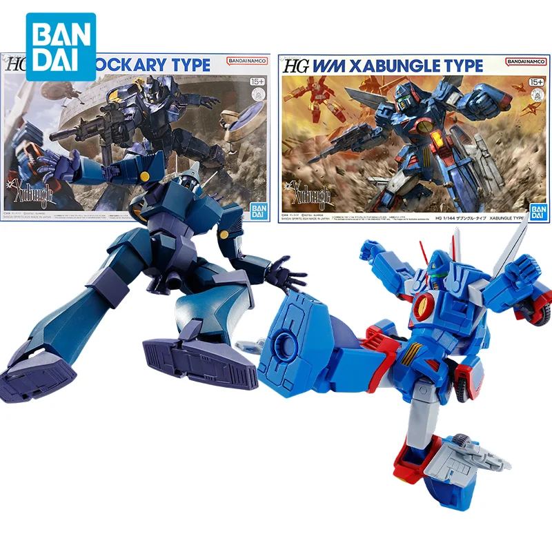 

Spot Direct Delivery Bandai Original Combat Mecha Xabungle Anime Model HG WM BROCKARY＆ XABUNGLE TYPE Action Figure Toys for Kid
