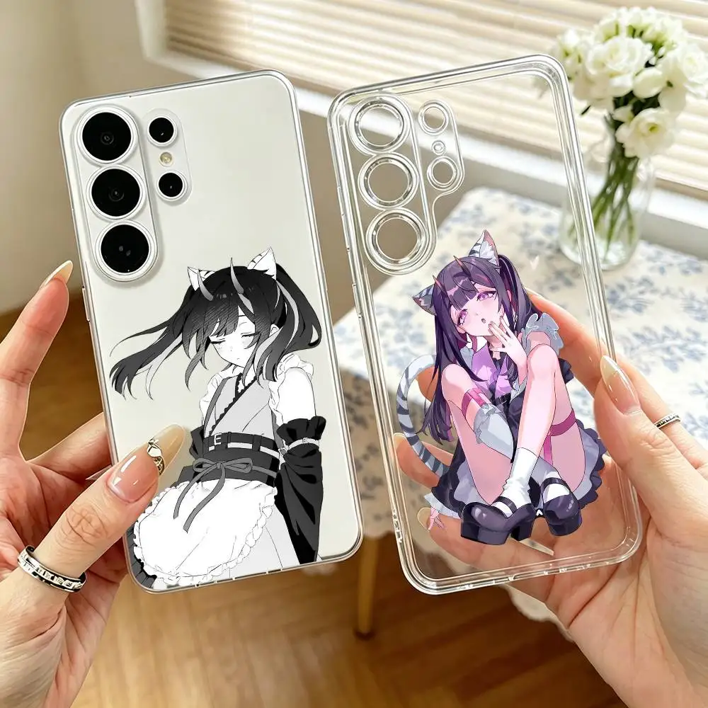 

Noi Komazawa Princess Kaguya Phone Case For Samsung S25,S24,S21,S22,S23,S30,Ultra,S20,Plus,Fe,Note,10,9,5G Transparent Cover
