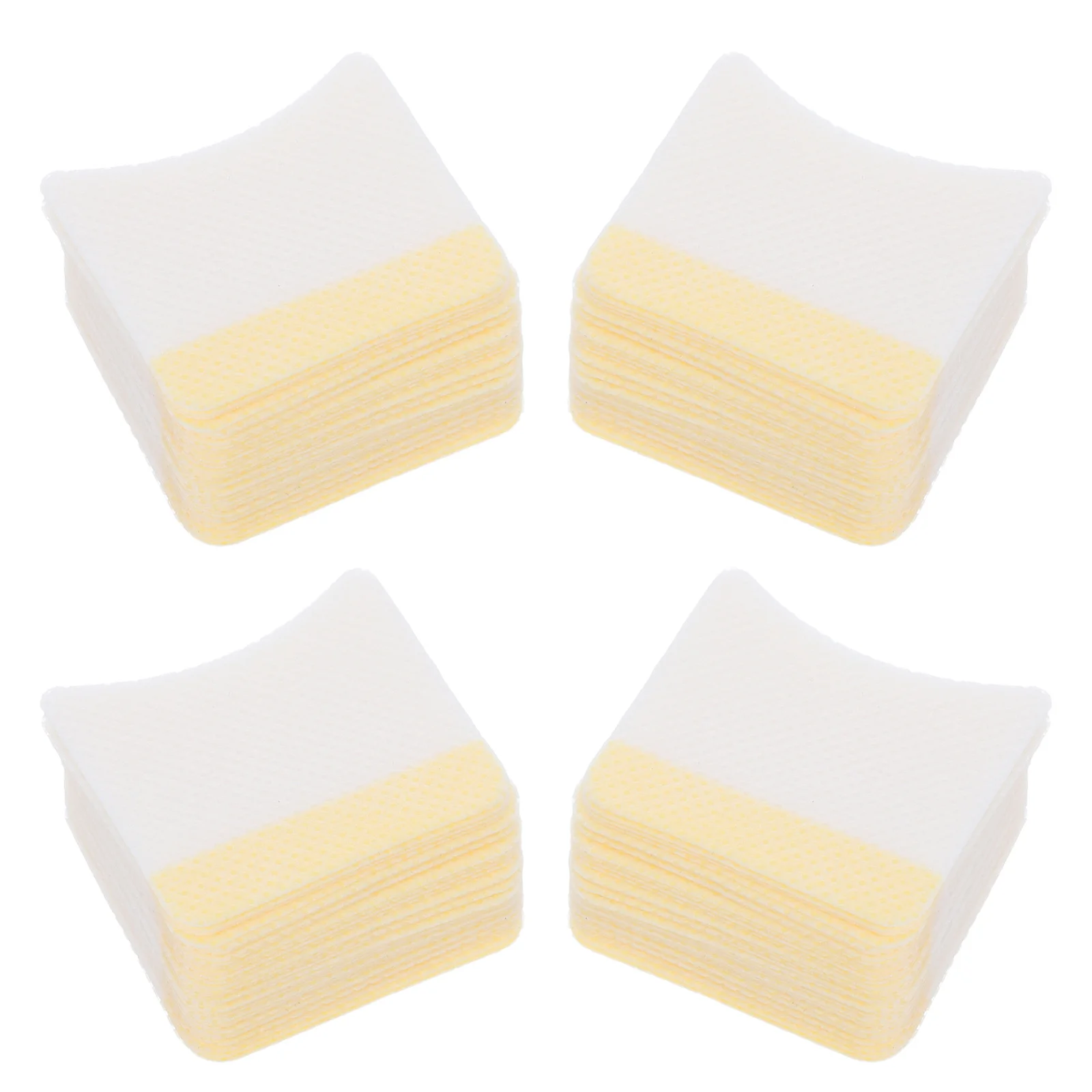 160 個の弧状の綿メイク落としパッドまつげクリームクリーナーサロンドレッシングルーム美容ツール肌に優しい化粧品シート