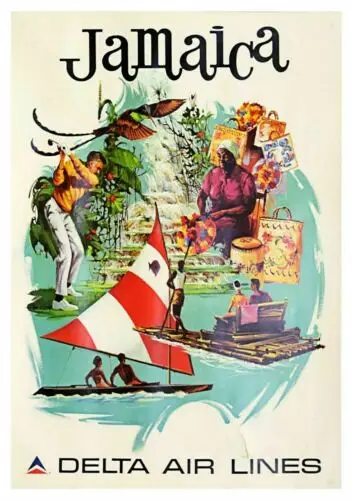 JAMAICA Vintage Retro Air Retro Metal Sign Man Cave Bar Pub Plaque Party Vintage 1pc sign