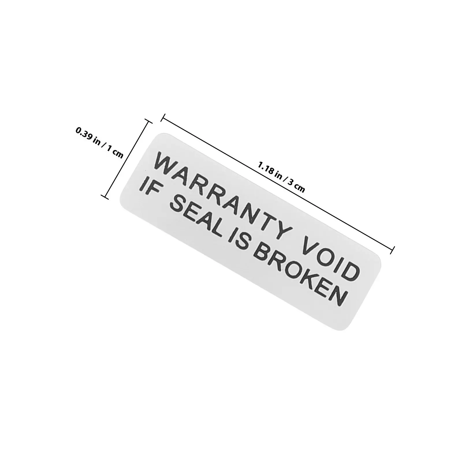 400Pcs Anti-Tamper Void Sticker Paper Adhesive Warning Label Security Sealing Label for Packages Electronics Devices Caution view 2