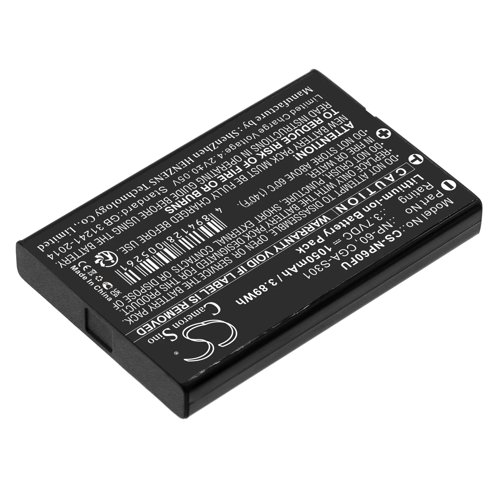 3.7V 1050mAh Camera Battery for Airis PhotoStar 5633,6820,N633,N635,N729,N729B,N820,VC001,VC004,For Zennox V5000,For ALBA D31H