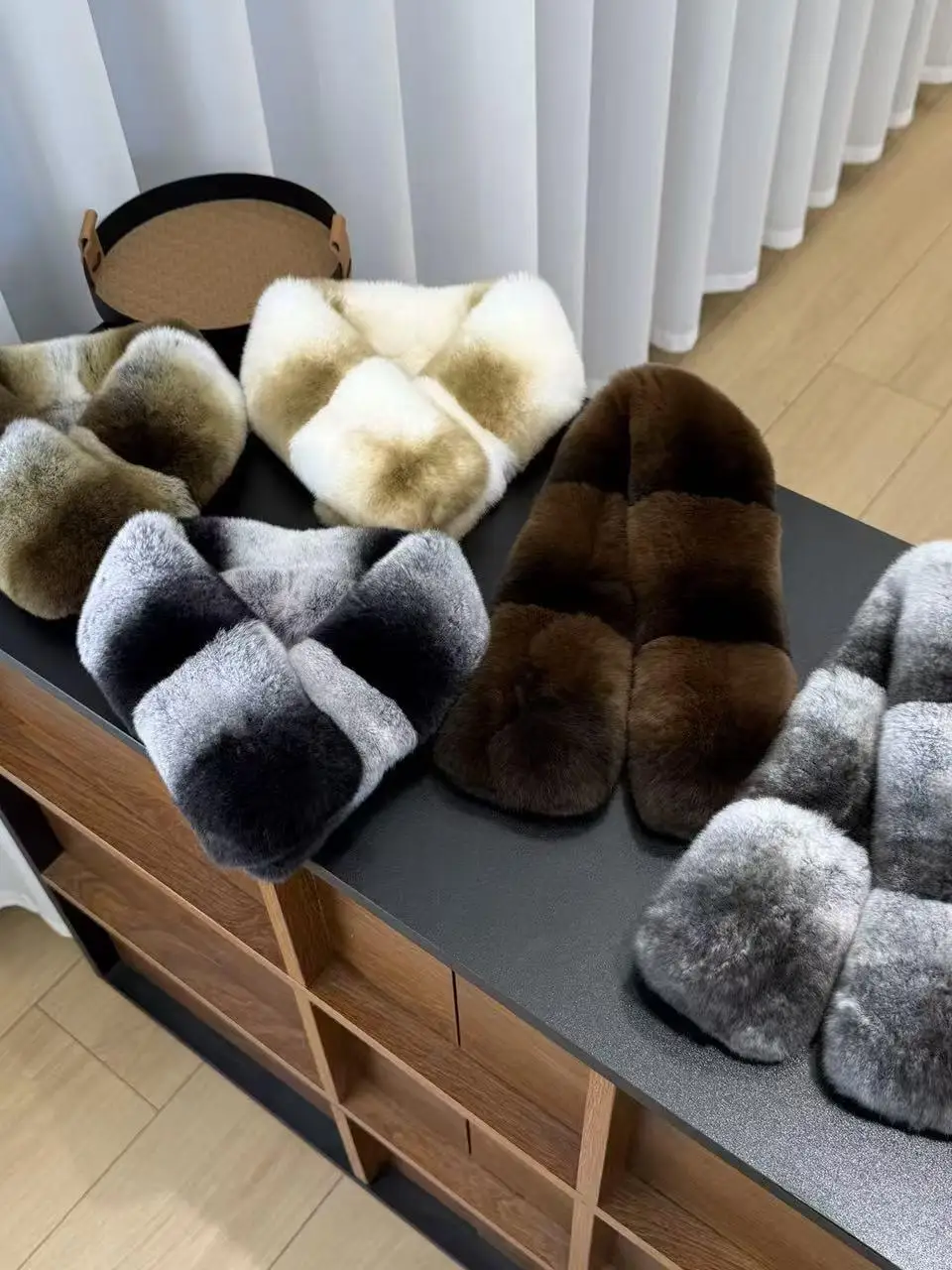 short-rabbit-fur-scarf-turquoise-blue-genuine-hair-fashionable-neck-warmer-dragon-color-versatile-style-for-autumn-winter