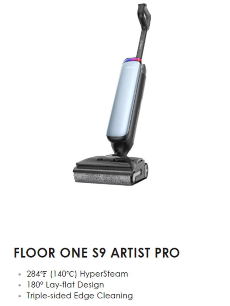 

Original Accessories For Tineco FLOOR ONE S9 Artist Pro Wet Dry Vacuum Cleaner Water Tank Brush Roller And HEPA Filter Part