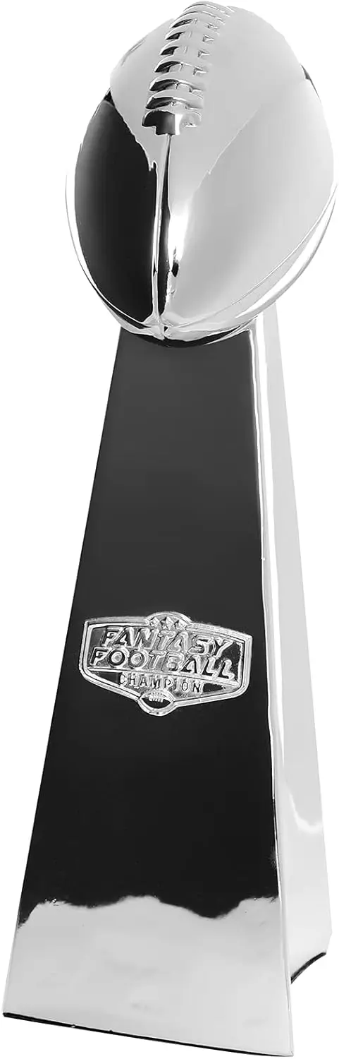 

Fantasy Football Trophy 14 Inches Large Chrome Replica for Champions