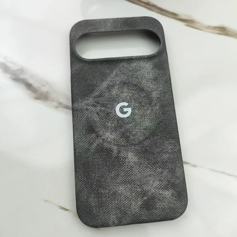 Чехол для телефона с текстурой ковбойской ткани, магнитный, для Google Pixel 9 10 Pro XL 7 8 Pro 8A 7A, матовый, жесткий, ударопрочный, с защитным бампером