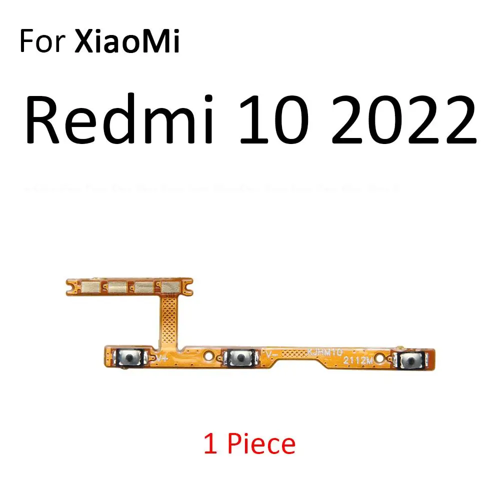 Bouton de contrôle du volume pour Xiaomi, bouton flexible pour Redmi A2 A1 Plus 10 2022 10A 10C 10X 11 Prime 12C Pro