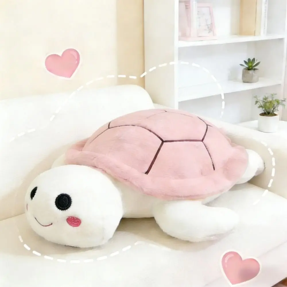 Fluffy Tortoise Plush Toys Collection Soft Sea Turtle Stuffed Doll Cute Cartoon Turtle Doll Throw Pillow Kids Birthday Christmas