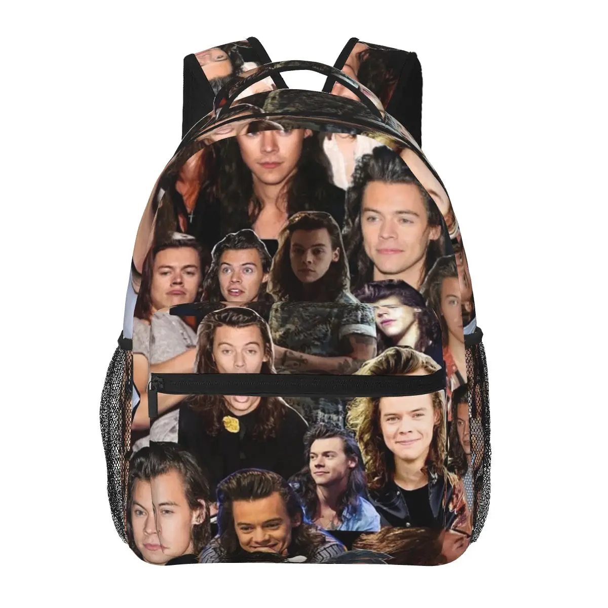 

Harrystyles Backpacks Boys Girls Bookbag Children School Bags Cartoon Kids Rucksack Shoulder Bag Large Capacity