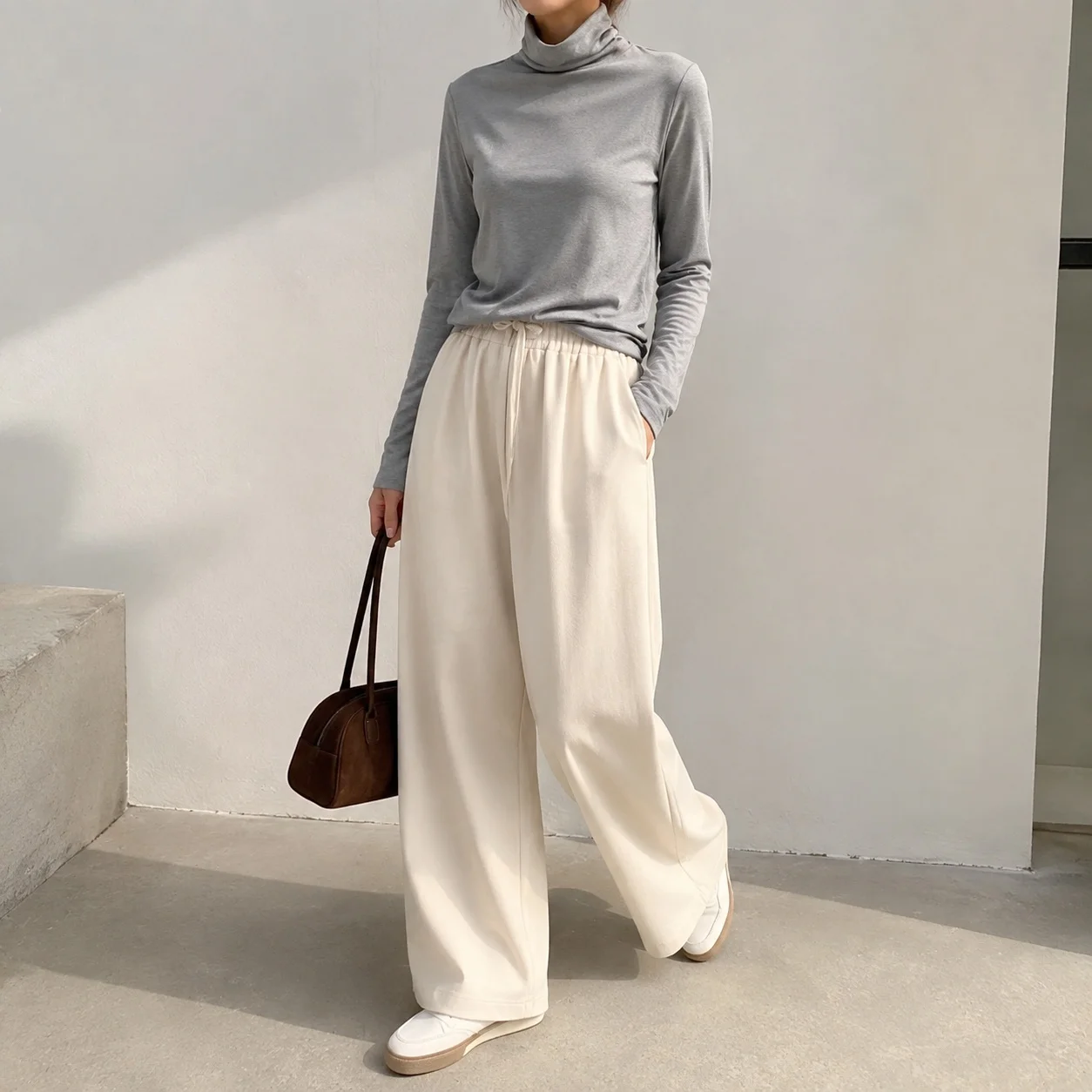 Long Sleeve Crew Neck Sweater Casual with Pullovers Regular Sleeve Japanese Korean Casual Pullover Medium Weight Women Sweater