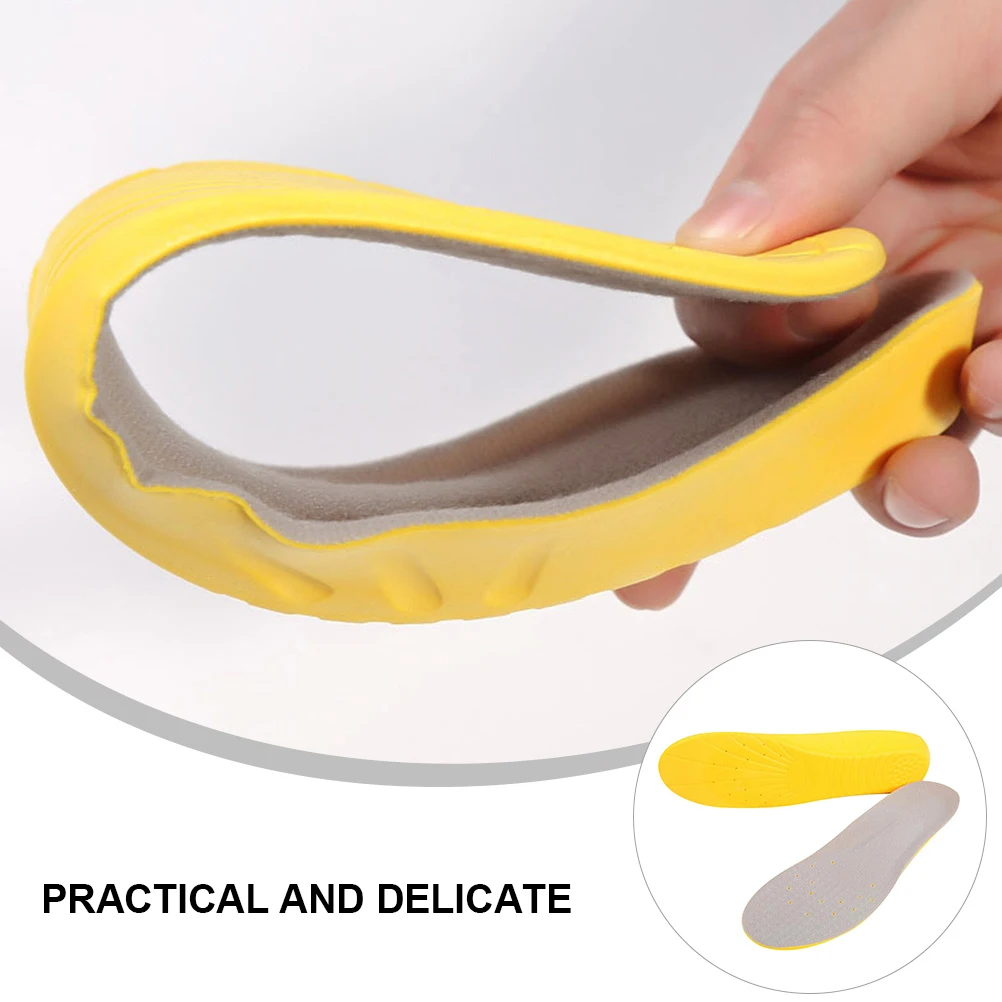 

Comfortable Insoles Shoe Pads Shock Absorbing Cushions PU Foam Arch Support Non Slip Padding For Sneakers Sports
